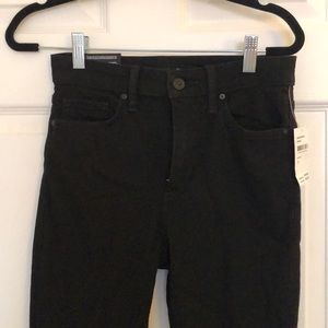 Joe’s high rise skinny ankle jeans - black, 25